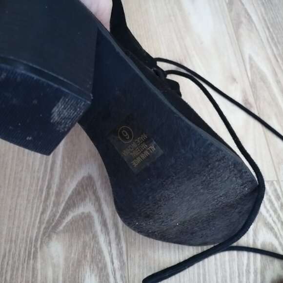 Soda black Block heels laces US 6 - Picture 3 of 4